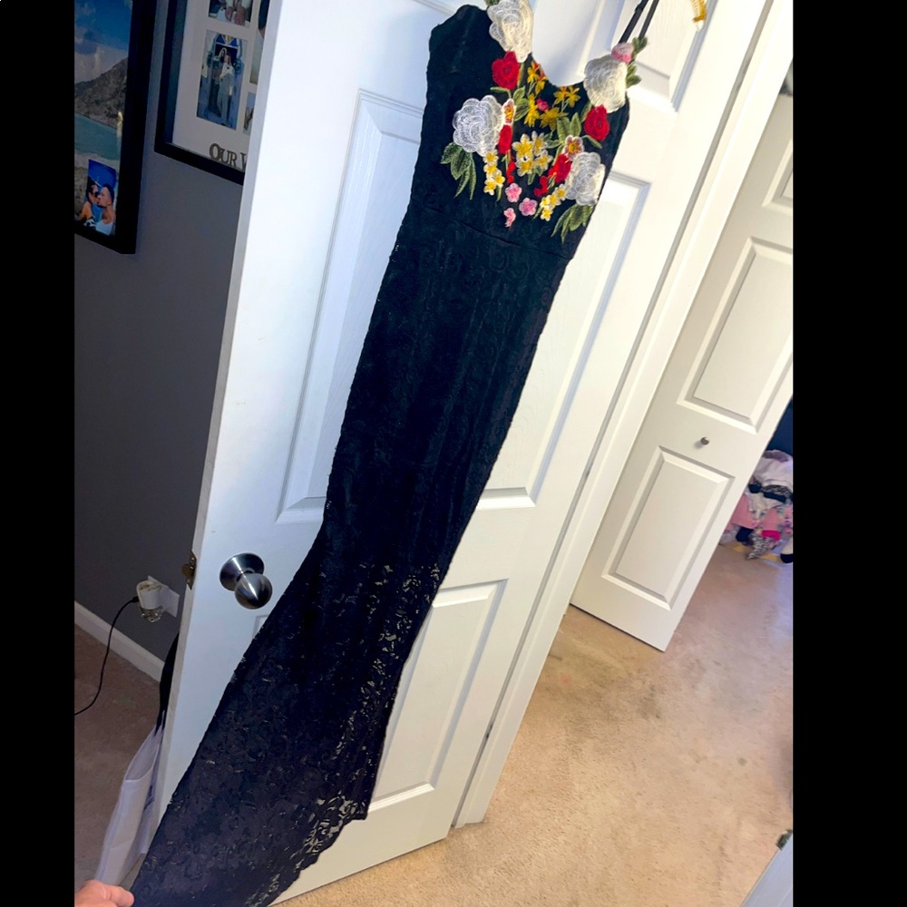 Mermaid lace gown